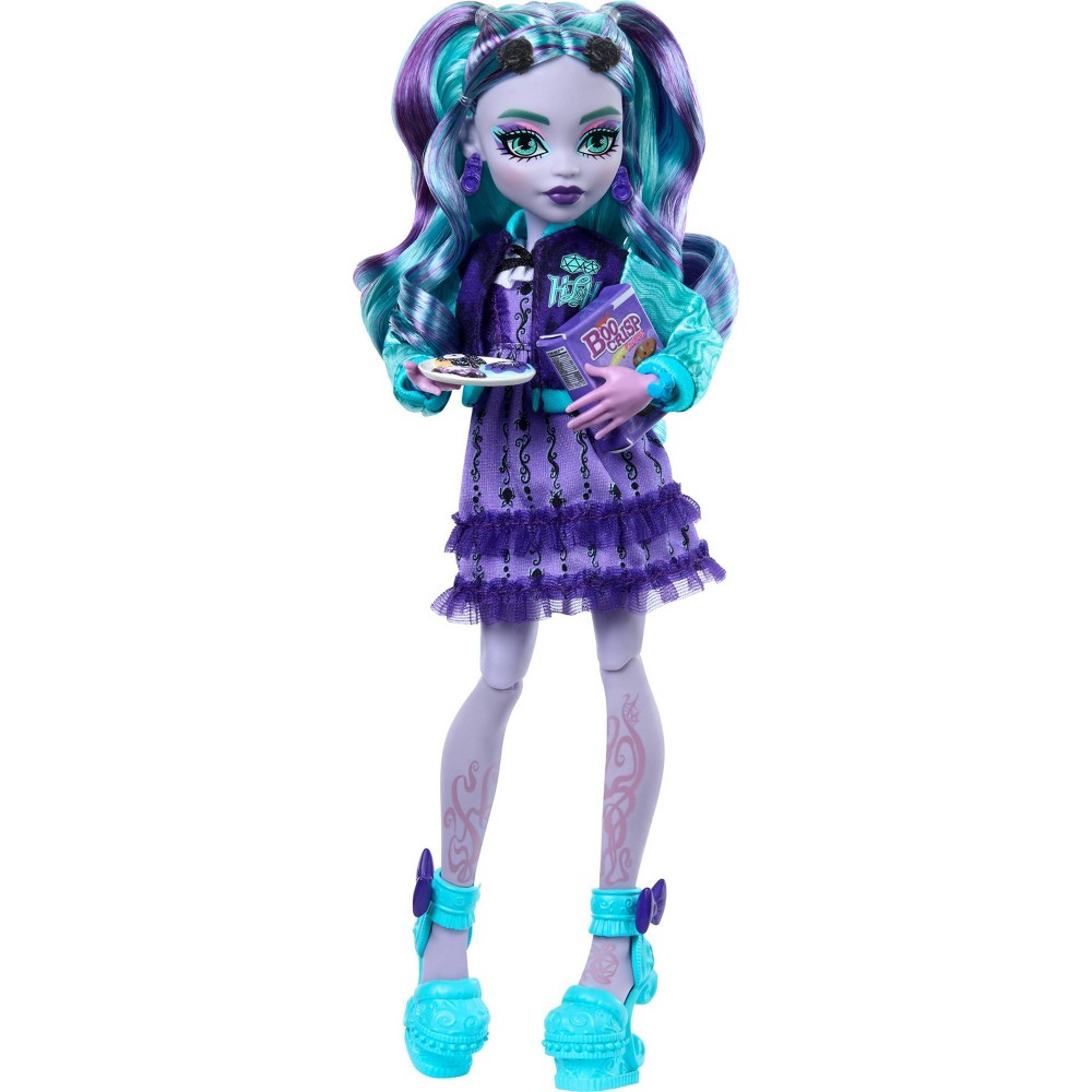 Photos - Doll Monster High 10.5" Fearbook Twyla Fashion  with Varsity Jacket, Yearbook, and Music Accessories 