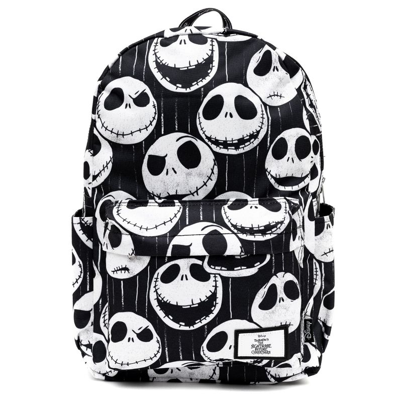 Wondapop Disney Nightmare Before Christmas Jack Skellington 17" Full Size Nylon Backpack, 1 of 6