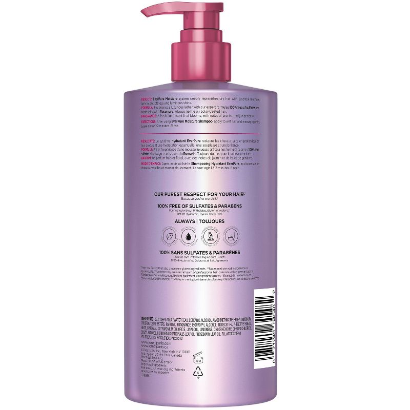 L'Oreal Paris EverPure Moisture Rosemary Oil Conditioner for Dry Hair, 2 of 13