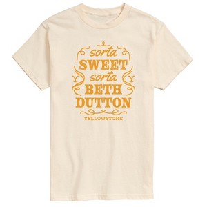 Men's - Yellowstone - Sorta Sweet Sorta Beth Dutton Short Sleeve Graphic T-Shirt - 1 of 4
