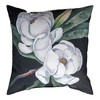 Magnolia and Dogwood Floral Climaweave Pillow – 18 Inch Square by Manual Woodworkers and Weavers - 2 of 3