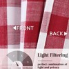 Yarn-Dyed Buffalo Gingham Kitchen Valance, Tier Curtains and Tie Up Curtains - 2 of 4