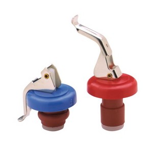 Norpro 3 Piece Air Tight Bottle Stopper Set for Wine and Liquor Bottles - 1 of 3