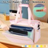 Teacher Tote Bag with Accordion File Organizer Pocket, Soft Nylon Utility Bag with 15 inch Laptop Compartment & USB Port for Office Supplies Women - 3 of 4