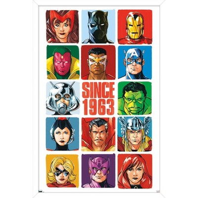 Trends International Marvel Avengers: Beyond Earth's Mightiest - Grid Framed Wall Poster Prints