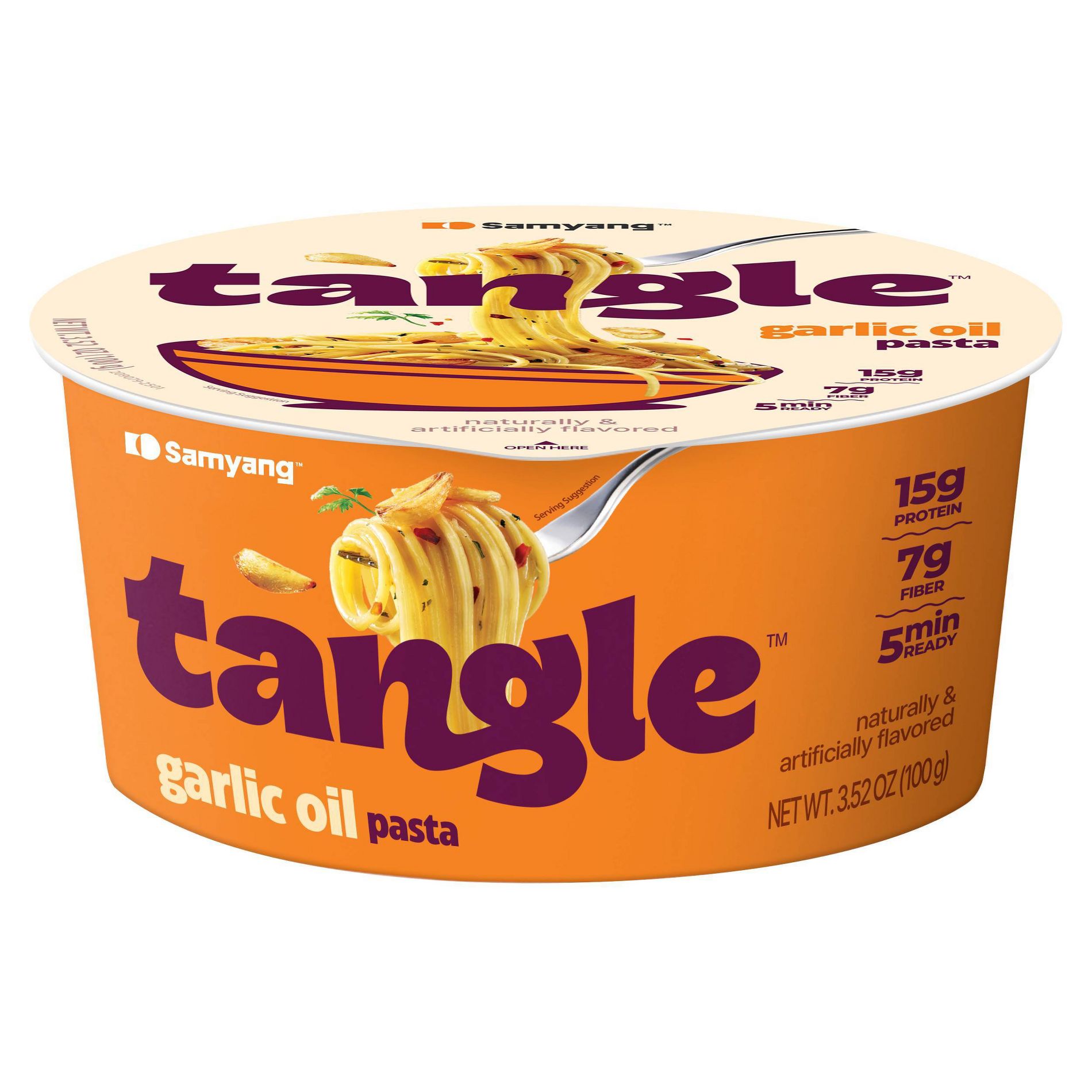Samyang Tangle Garlic Oil Pasta Bowl - 3.52oz