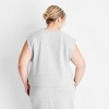 Women's Fleece Muscle Tank Top - Future Collective Heather Gray - 2 of 3