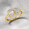 Ross-Simons 0.33 ct. t.w. Lab-Grown Diamond Toi Et Moi Ring in 14kt Yellow Gold - 4 of 4