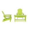 WestinTrends  3-Piece Outdoor Paio Adirondack Conversation Set - 3 of 4