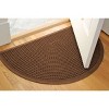 WaterHog 2'x3'3" Squares Indoor/Outdoor Half Round Door Mat - 2 of 4