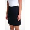 Lafidi Women's High-Rise Mini Skirt – A-Line Tailored Fit with Back Zipper, Fully Lined Woven Fabric - 4 of 4