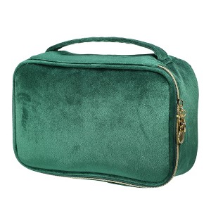 Unique Bargains Velvet Multifunctional Cosmetic Bag 1 Pc - 1 of 4