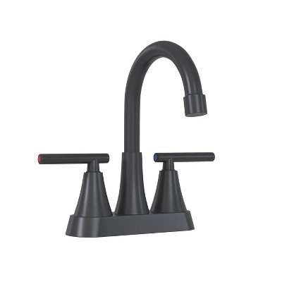 ALEXOUN 7.86" CUPC Certified 2-handle Bathroom Sink Faucet (Matt Black)