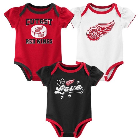 Baby Detroit Red Wings Gear, Toddler, Red Wings Newborn hockey Clothing,  Infant Red Wings Apparel