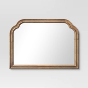 36" x 26" French Country Mantle Wood Mirror Natural - Threshold™ - 1 of 3