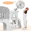 8 in 1 Toddler Slide Indoor Playground, Indoor Slide Toddler Playset for Toddlers 1-3 - 3 of 4