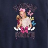 Boys' JoJo Siwa Friends Forever Graphic Long Sleeve Fleece Sweatshirt - Navy - Medium - 2 of 4