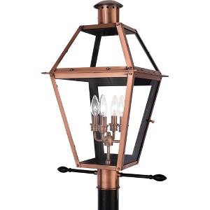 Quoizel Lighting Rue De Royal 4 - Light Post Light in  Aged Copper - 1 of 4