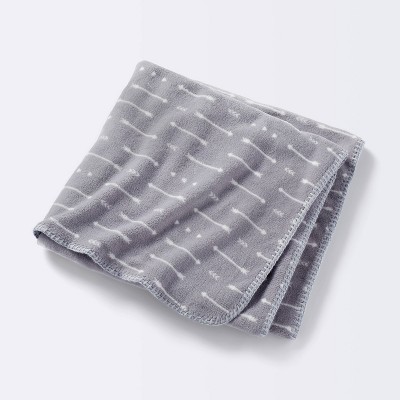 Plush Baby Blanket - Gray Arrows - Cloud Island™