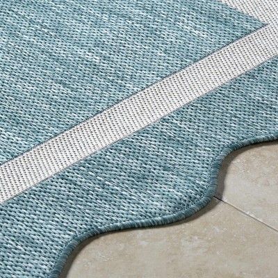 Hauteloom Varro Aqua Area Rug