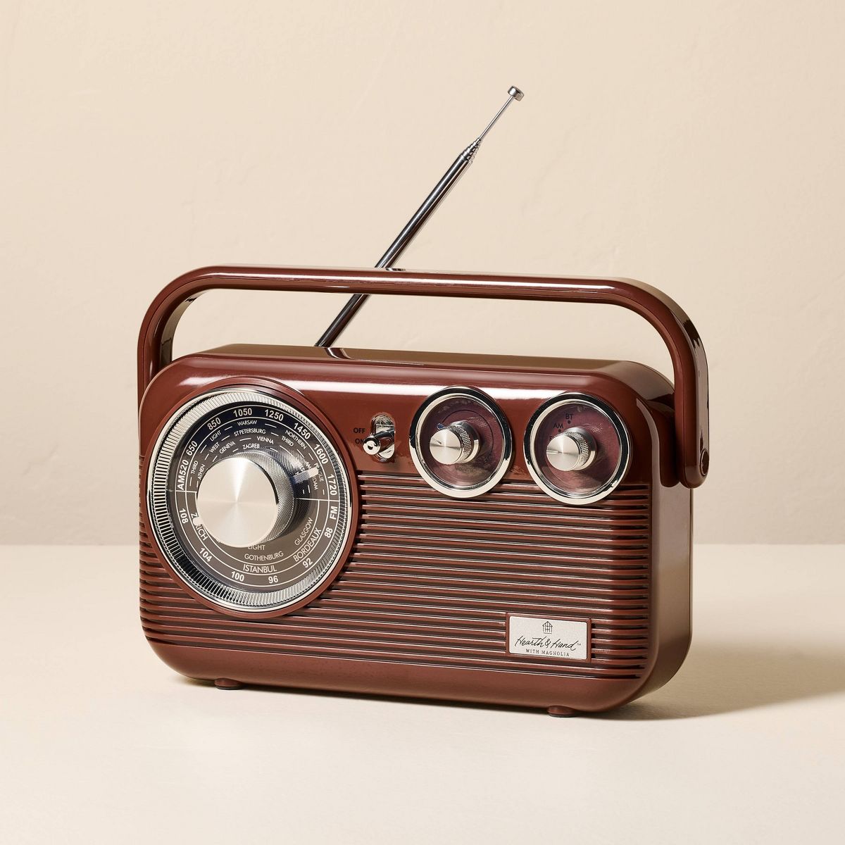 Spectrum Brown Bluetooth Radio - Hearth & Hand™ with Magnolia - thumbnail 3