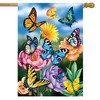 Briarwood Lane House Flag 40x28 For Outdoor Butterflies in the Garden Spring For Spring House Flag - 2 of 4