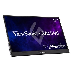 Manufacturer Refurbished - ViewSonic Portable Gaming IPS Monitor AMD FreeSync VX1755 17" 1080p 144Hz  (CR) - 1 of 4