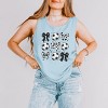 Simply Sage Market Soccer Ball Bows Garment Dyed Tank - 2 of 3