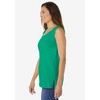 Woman Within Plus Size Perfect Scoopneck Tank - 4 of 4