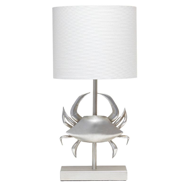 18.25" Shoreside Tall Coastal Pinching Crab Shaped Bedside Table Desk Lamp - Simple Designs, 1 of 10