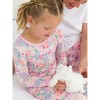 RuffleButts SoftSnooze Big Girls Ruffle Long Sleeve Pajama Set - 4 of 4