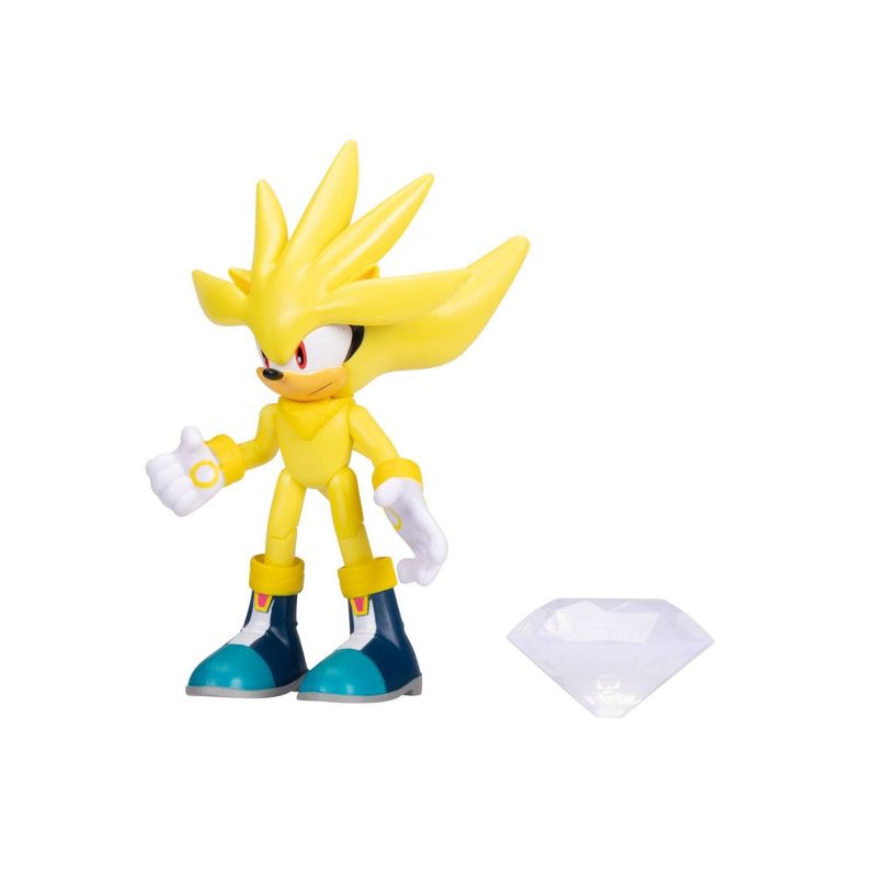 Sonic the Hedgehog Super Silver Action Figure with White Emerald Accessory, 4 of 8