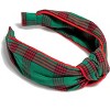 Shiraleah Knotted Plaid Headband, Emerald - image 2 of 2