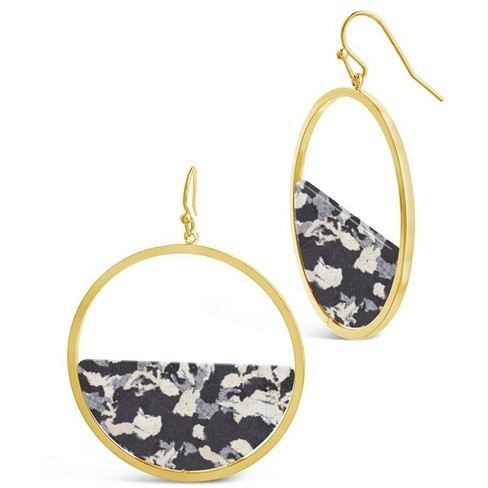 Leopard print deals earrings target