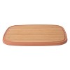 BergHOFF Leo 14.5" Bamboo Cutting Board Anti-Slip, Pink - 2 of 4