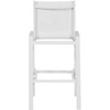 Meridian Furniture Nizuc White Outdoor Patio Mesh Barstool (Set of 2) - 3 of 4