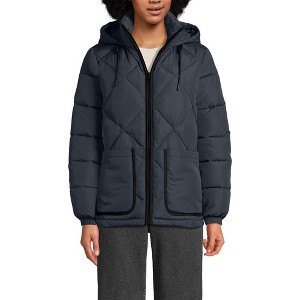 Lands' End Women's FeatherFree Insulated Diamond Quilted Jacket - 1 of 4