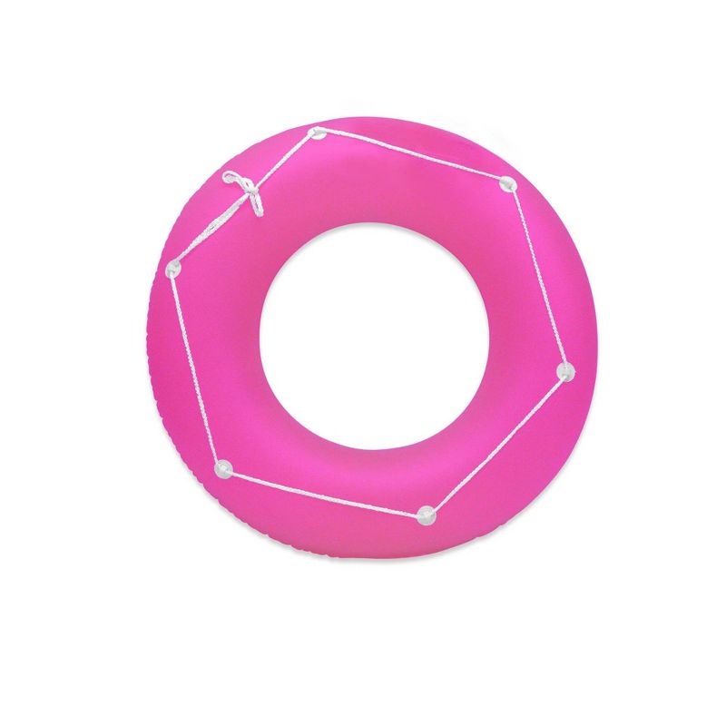Poolmaster Frost Swimming Pool Float Tube - Neon Pink, 1 of 3