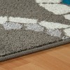 Traditional Floral Indoor Hallway Entryway Runner Rug by Blue Nile Mills - 3 of 4