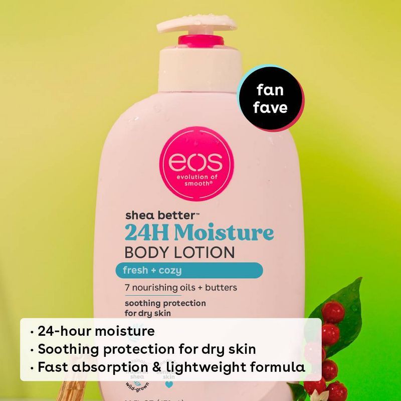 eos Shea Better Fresh and Cozy Moisture Body Lotion - 16 fl oz, 4 of 11
