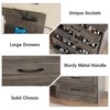 Dresser for Bedroom, 4 Drawer Small Dresser with Charging Station for Living Room, Chest of Drawers - 4 of 4