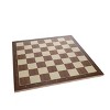 Walnut and Sycamore Wooden Chess Board with Algebraic Notation - 19.75 in. - 2 of 4
