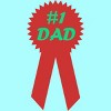 Women's Design By Humans #1 DAD Ribbon By Racerback Tank Top - 2 of 2