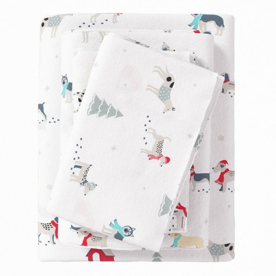 100% Cotton Lodge Printed Flannel Sheet Set - Great Bay Home