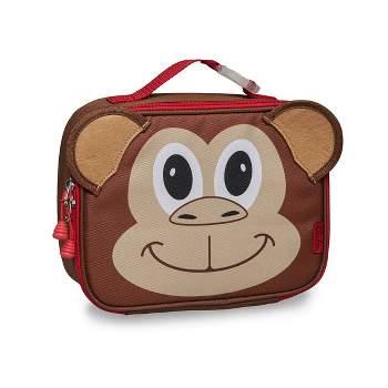 Bixbee Monkey Lunchbox - Kids Lunch Box, Insulated Lunch Bag for Boys and Girls, Lunch Boxes Kids for School, Small Lunch Tote for Toddlers