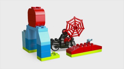LEGO DUPLO Marvel Spin's Motorcycle Adventure Set 10424 Target