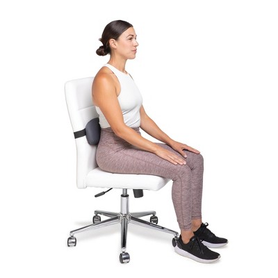 Adjustable Polyester Lumbar Support Roll with Moisture-Wicking Mesh