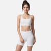Anna-Kaci Active Women's Seamless Ribbed Sports Bra with Scoop Neck and Wide Straps - 2 of 4