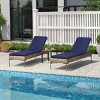 Crestlive Products Patio Outdoor Chaise Lounge Cushion Beige 2 PC - 2 of 4