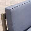 Sapphtopaz Outdoor Dining Chairs Modern Outdoor Patio Chairs with Wood Frame, Cushions for Garden, Balcony - 3 of 4
